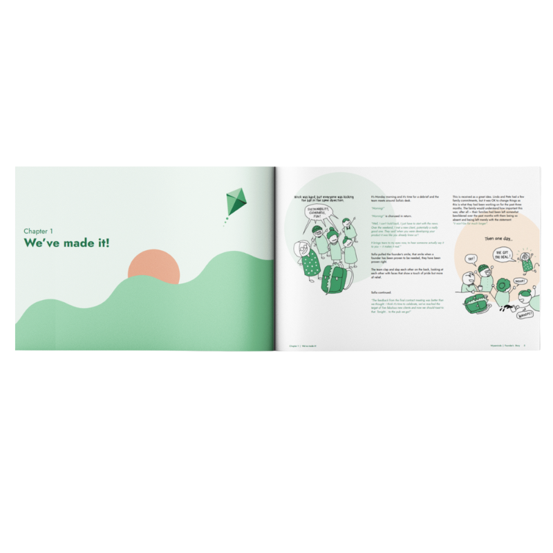 A founder's story book